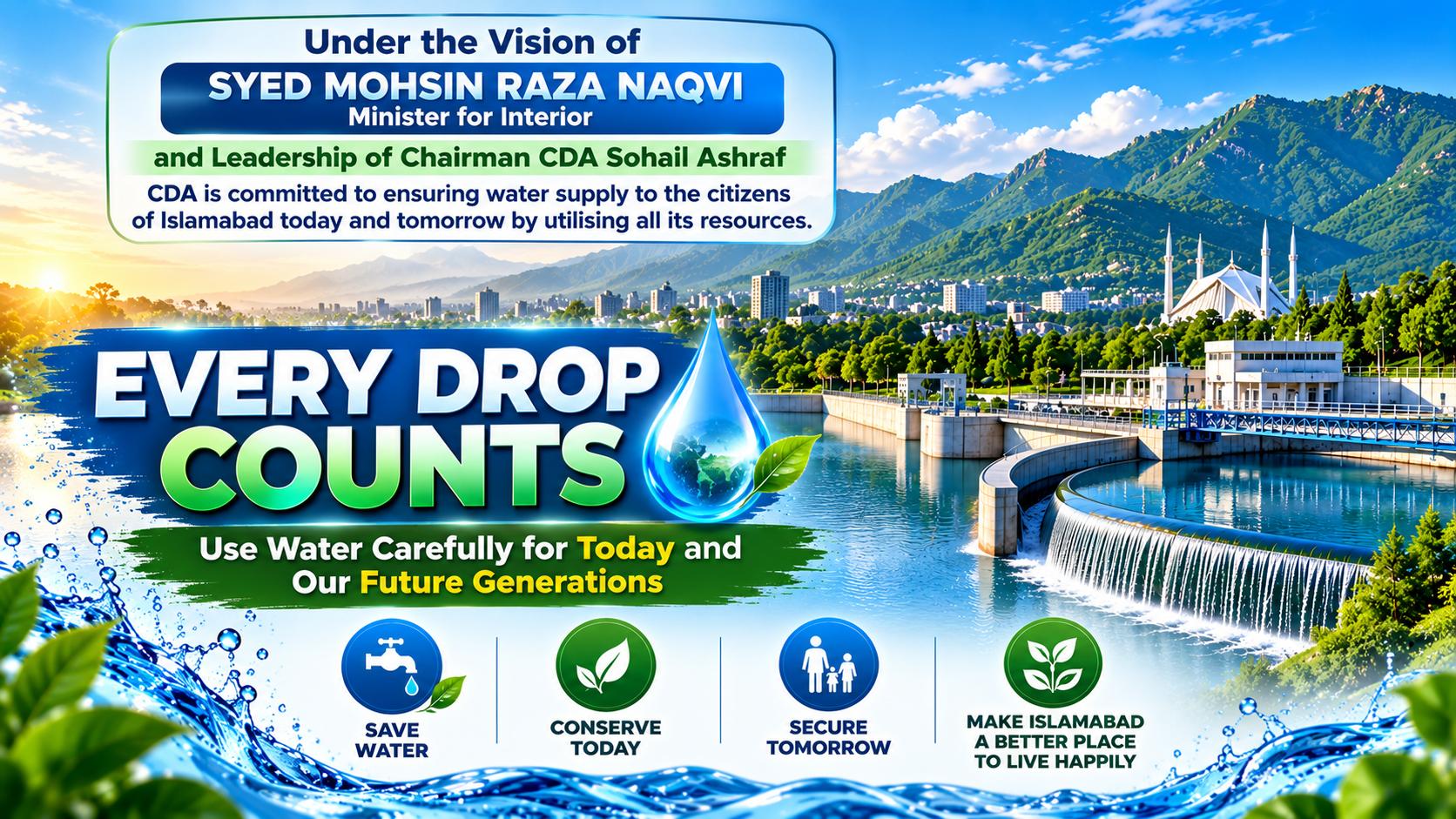 CDA and IFC Explore Cooperation to Modernise Islamabad's Water Supply System