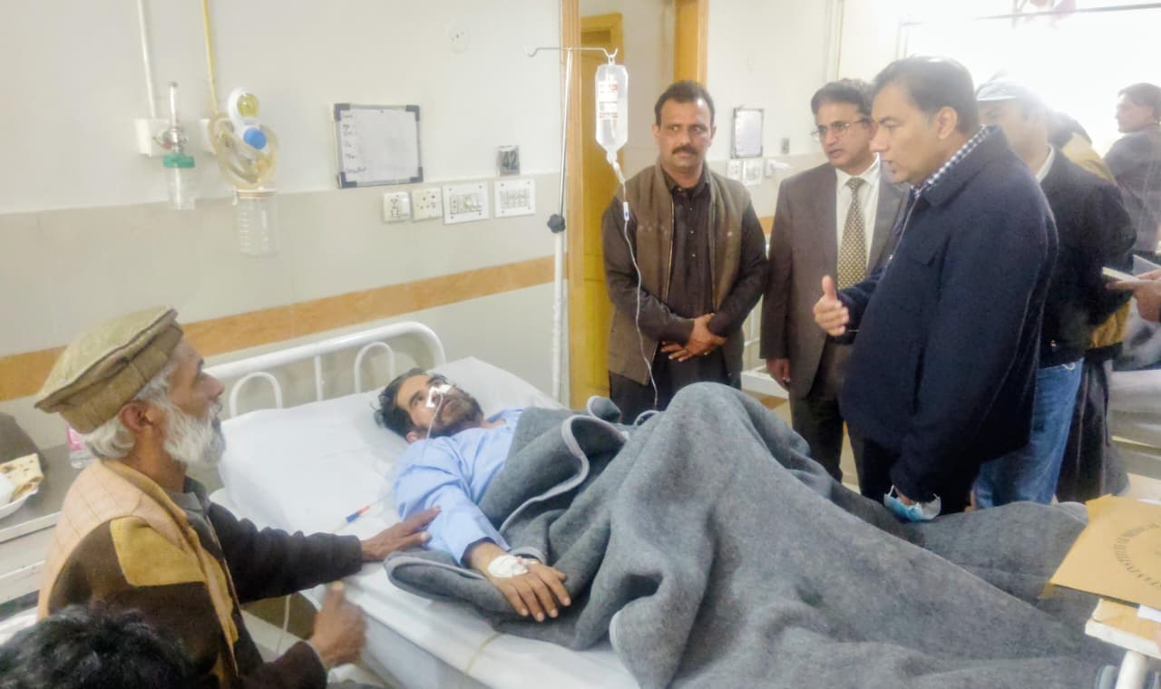 Chairman CDA Visits PIMS Hospital, Tarlai Imam bargah After Bombing Incident