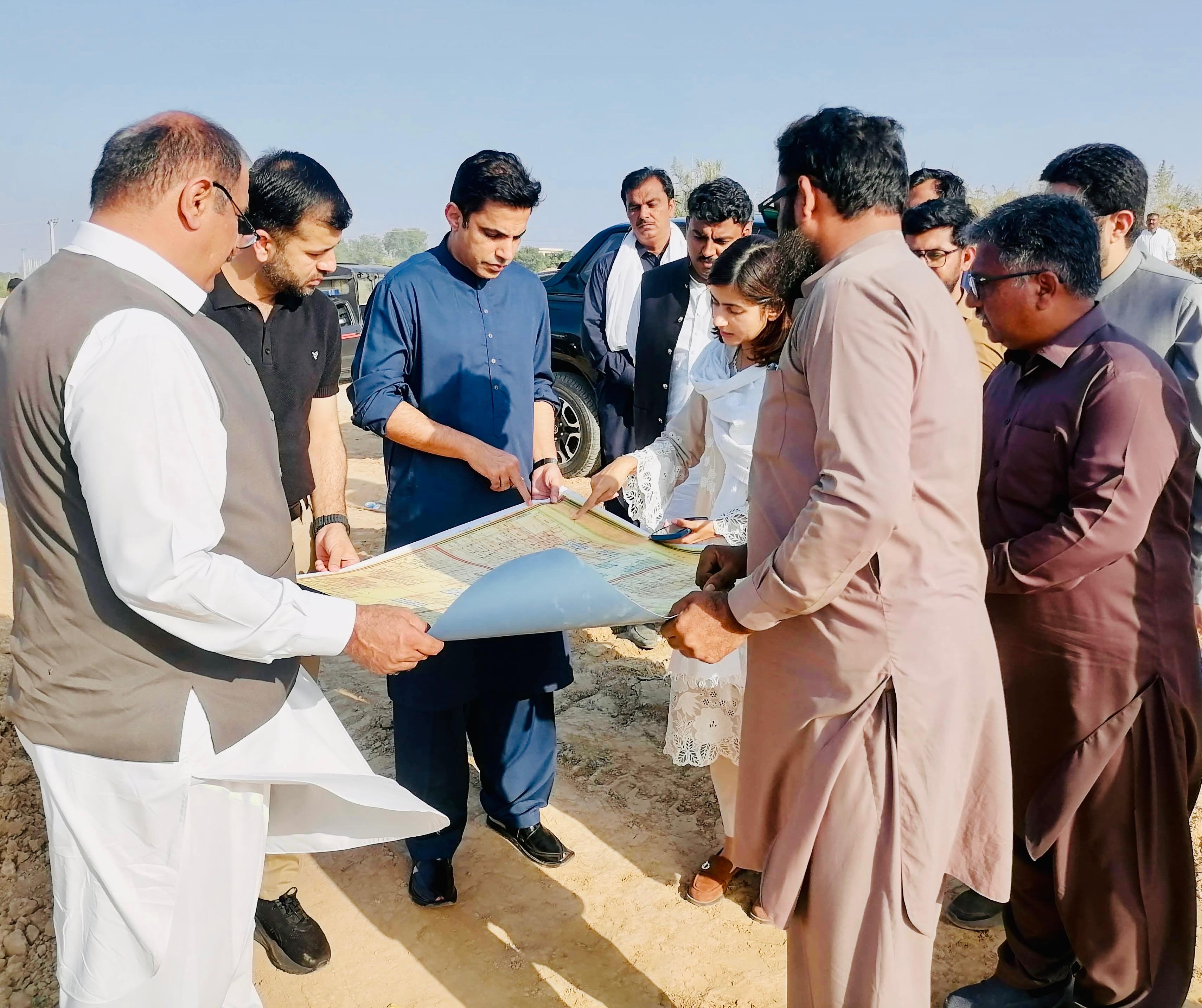 Chairman CDA Visits Sector E-12 to Review latest progress of Development Work Following Historic Retrieval of 1,135 Kanals of State Land after 40 years of Worth Billions of Rupees.