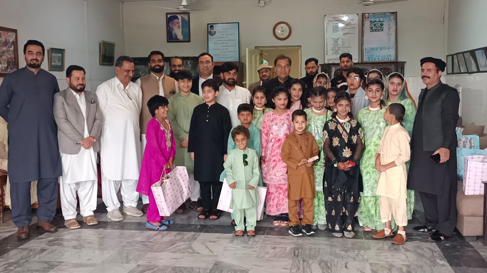 CDA Chairman Muhammad Ali Randhawa Celebrates Eid with Orphans at Edhi Home, Commends Police on Duty in Islamabad