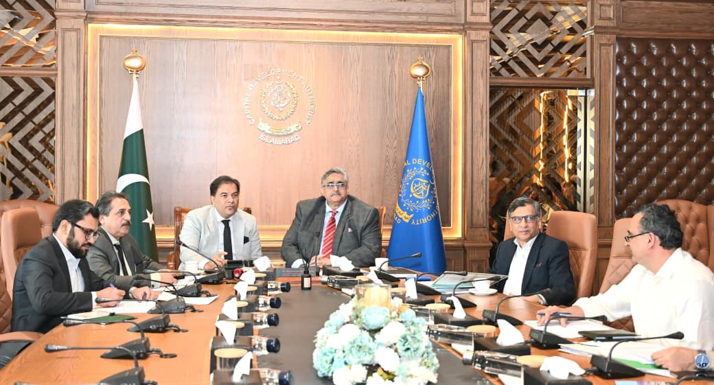 Meeting Between Secretary Election Commission of Pakistan and Chairman CDA to Review Ongoing Development Projects