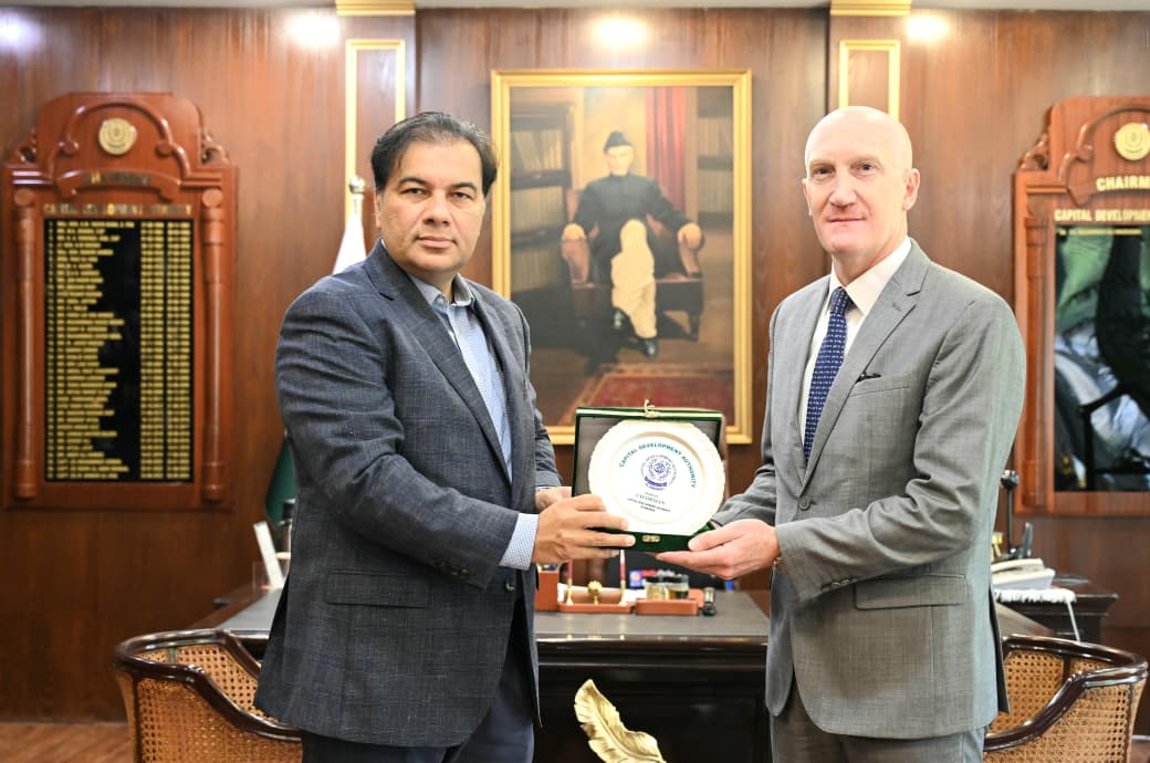 Chairman CDA Muhammad Ali Randhawa Meets Ambassador of Lebanon