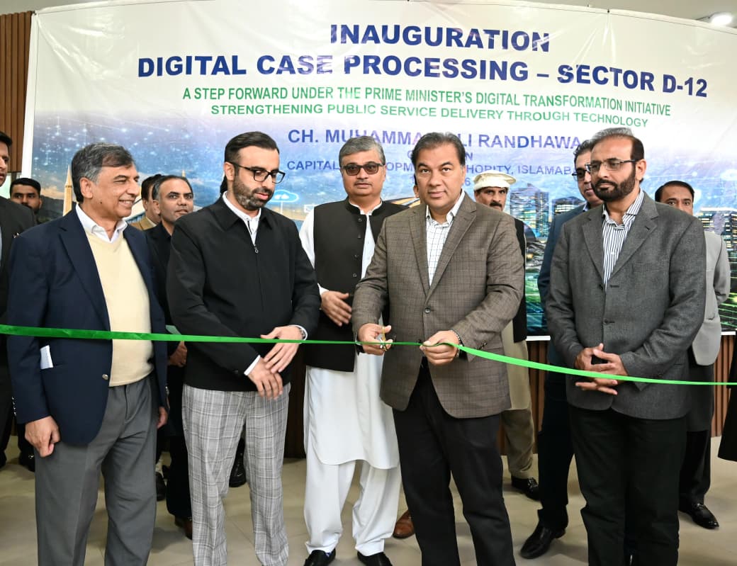 CDA Chairman Muhammad Ali Randhawa inaugurates digital property processing